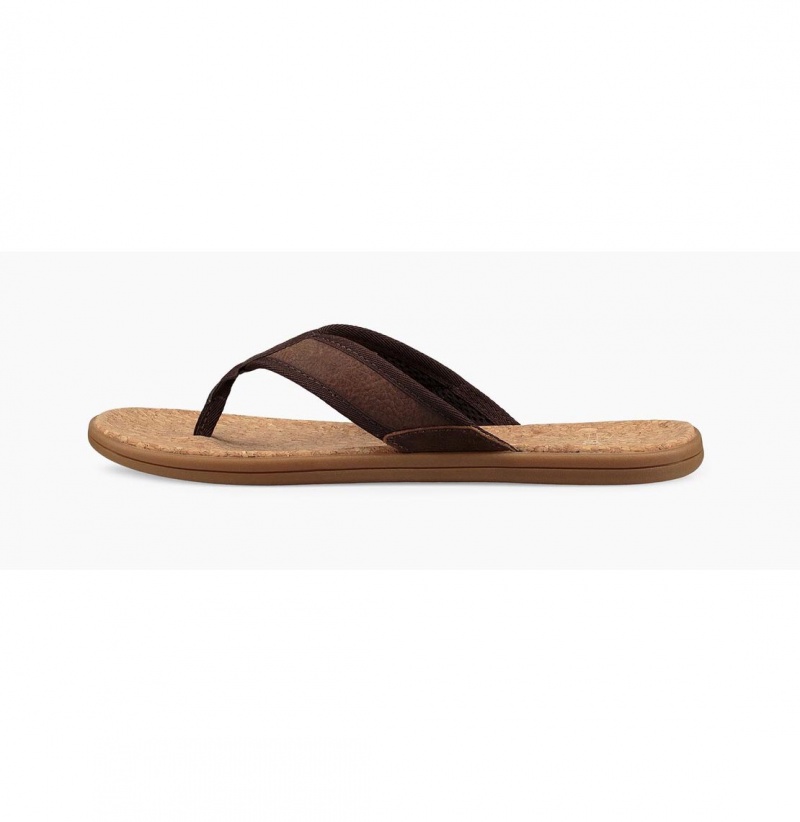 UGG Seaside Zabky Panske Hnede | SK-907DQBVFR