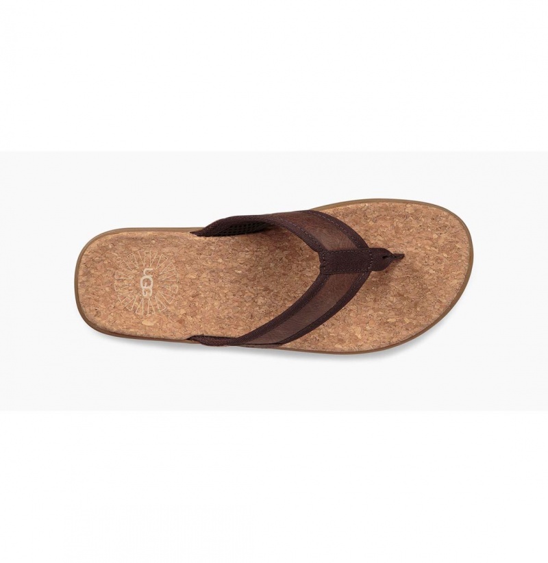 UGG Seaside Zabky Panske Hnede | SK-907DQBVFR