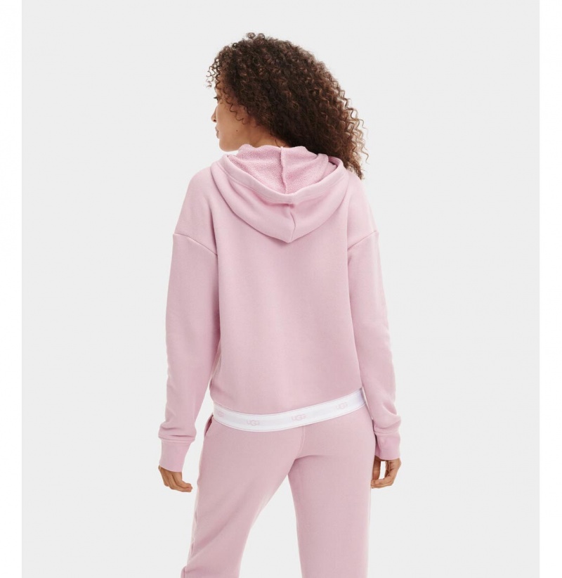 UGG Sena Zipped Mikina s Kapucnou Damske Ruzove | SK-172GBPNXA