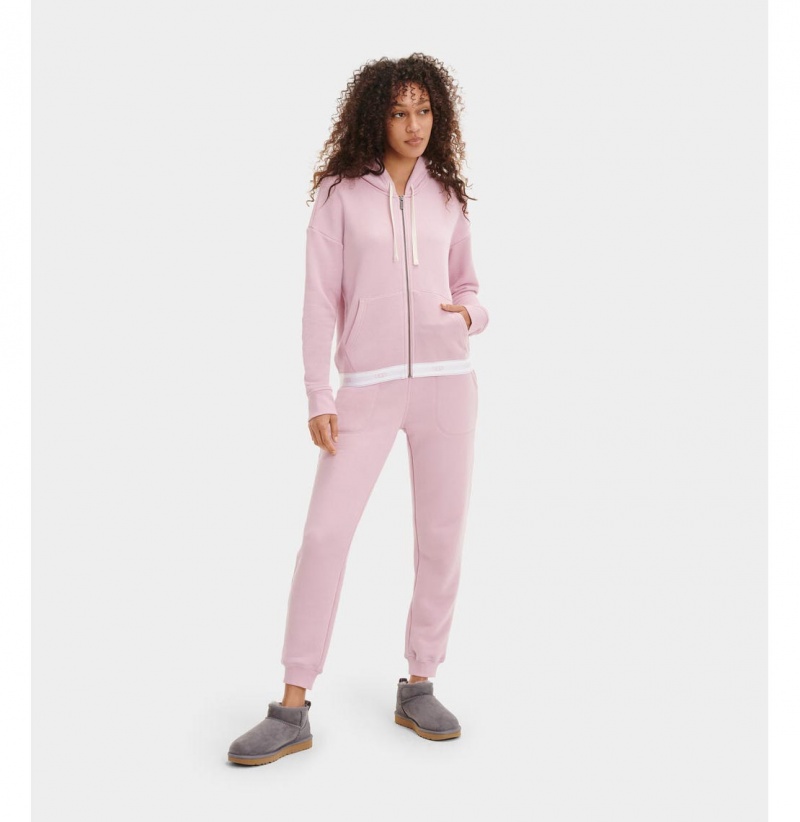 UGG Sena Zipped Mikina s Kapucnou Damske Ruzove | SK-172GBPNXA