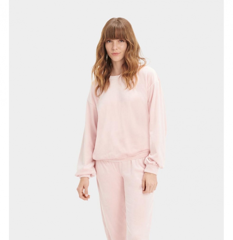 UGG Shanara Crewneck Mikina Damske Ruzove | SK-172LVUCTG