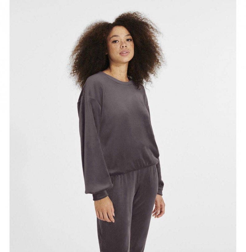 UGG Shanara Crewneck Mikina Damske Siva | SK-456FQYDRU