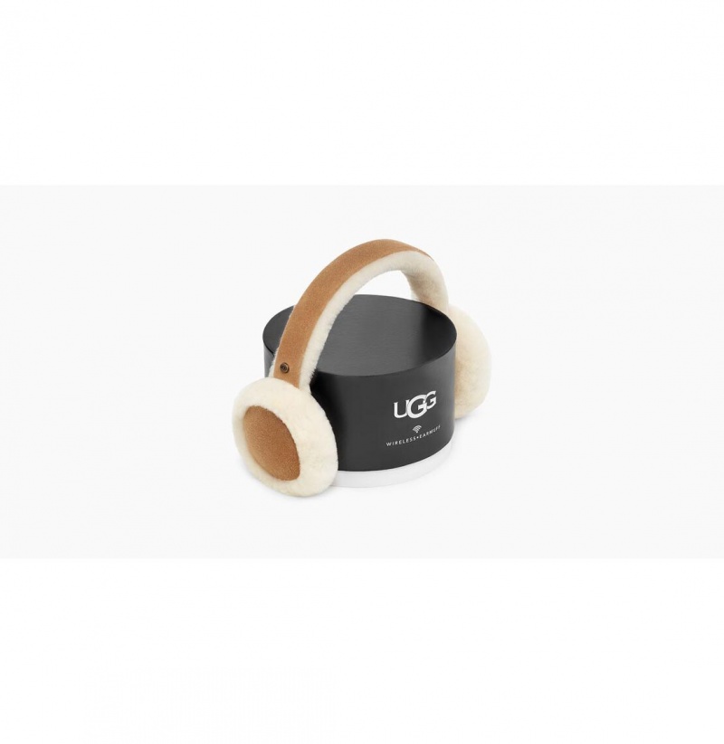 UGG Sheepskin Bluetooth Chrániče Sluchu Damske Hnede | SK-126JFUZPY