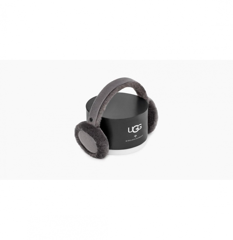 UGG Sheepskin Bluetooth Chrániče Sluchu Damske Tmavo Siva | SK-098EFUGLT