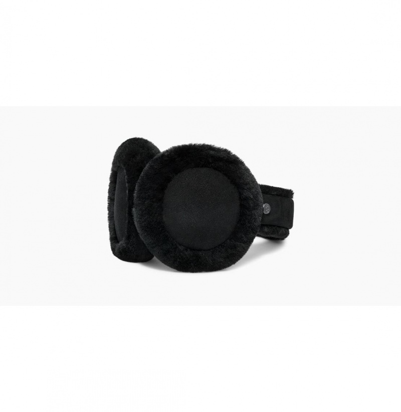 UGG Sheepskin Bluetooth Chrániče Sluchu Damske Čierne | SK-428VROFNY