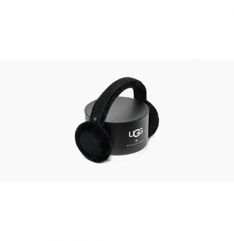 UGG Sheepskin Bluetooth Chrániče Sluchu Damske Čierne | SK-428VROFNY