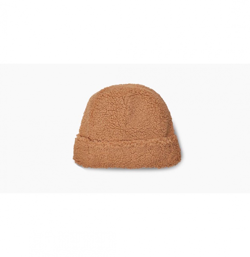 UGG Sherpa Cuff Ciapka Damske Žlté | SK-193LQGMJW