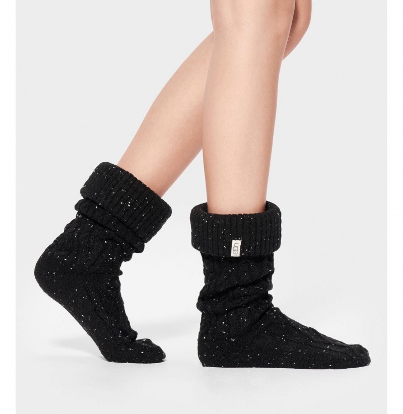 UGG Sienna Kratke Rainboot Ponozky Damske Čierne | SK-402IQHTKJ
