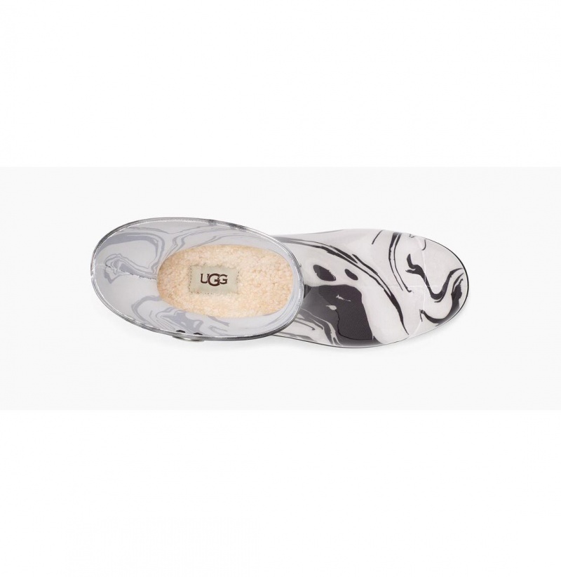 UGG Sienna Marble Gumaky Damske Čierne Biele | SK-731ZIPWBX