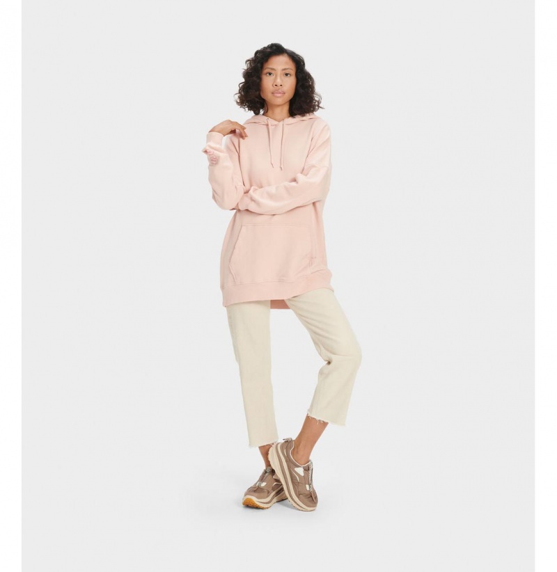 UGG Simone Boyfriend Mikina s Kapucnou Damske Ruzove | SK-360FMSECT