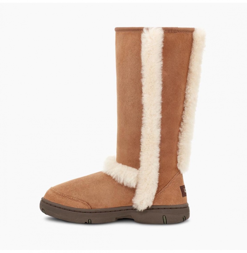 UGG Sunburst Vysoke Cizmy Damske Hnede | SK-679CNLSPW