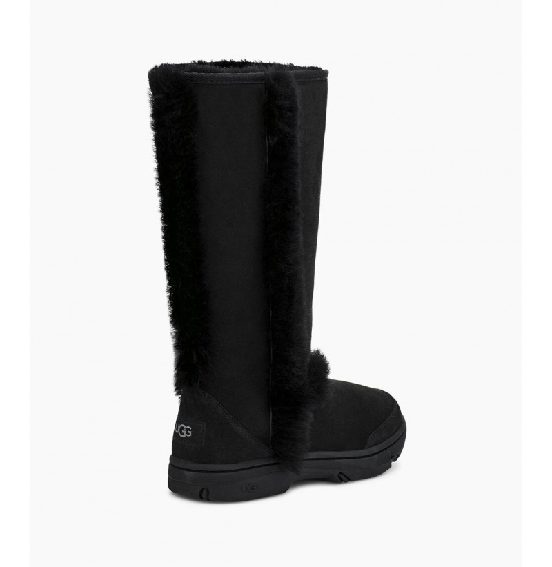 UGG Sunburst Vysoke Cizmy Damske Čierne Čierne | SK-425DISLPB