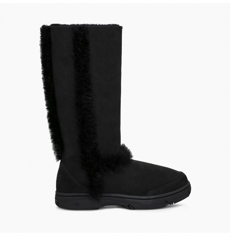 UGG Sunburst Vysoke Cizmy Damske Čierne Čierne | SK-425DISLPB
