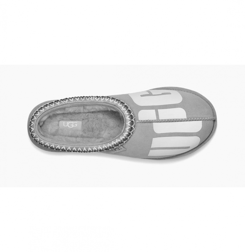 UGG Tasman Chopd Papuce Panske Siva Biele | SK-341WMKNPJ