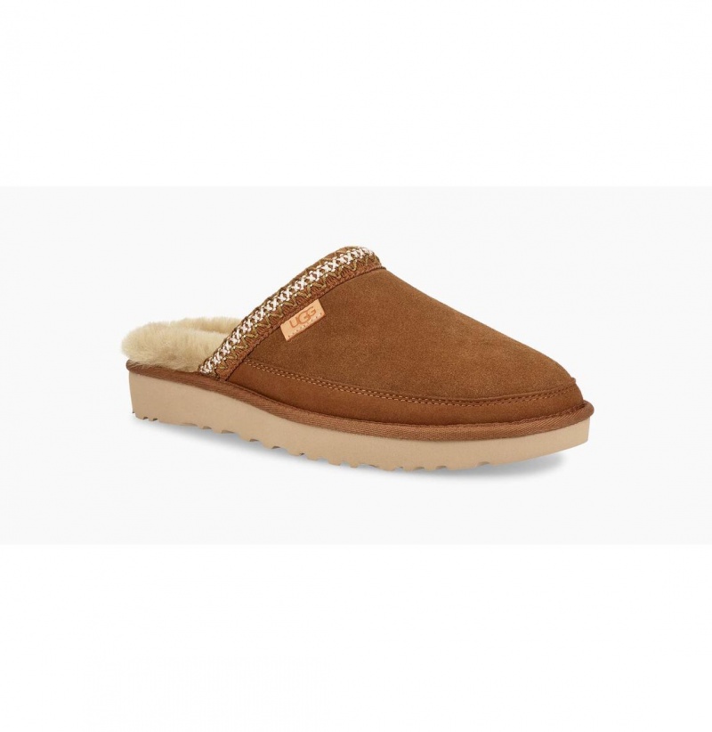 UGG Tasman Slip-On Papuce Panske Hnede | SK-057XTRIZH