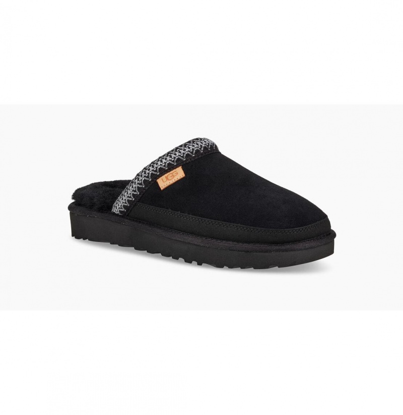 UGG Tasman Slip-On Papuce Panske Čierne | SK-874XZFSJY