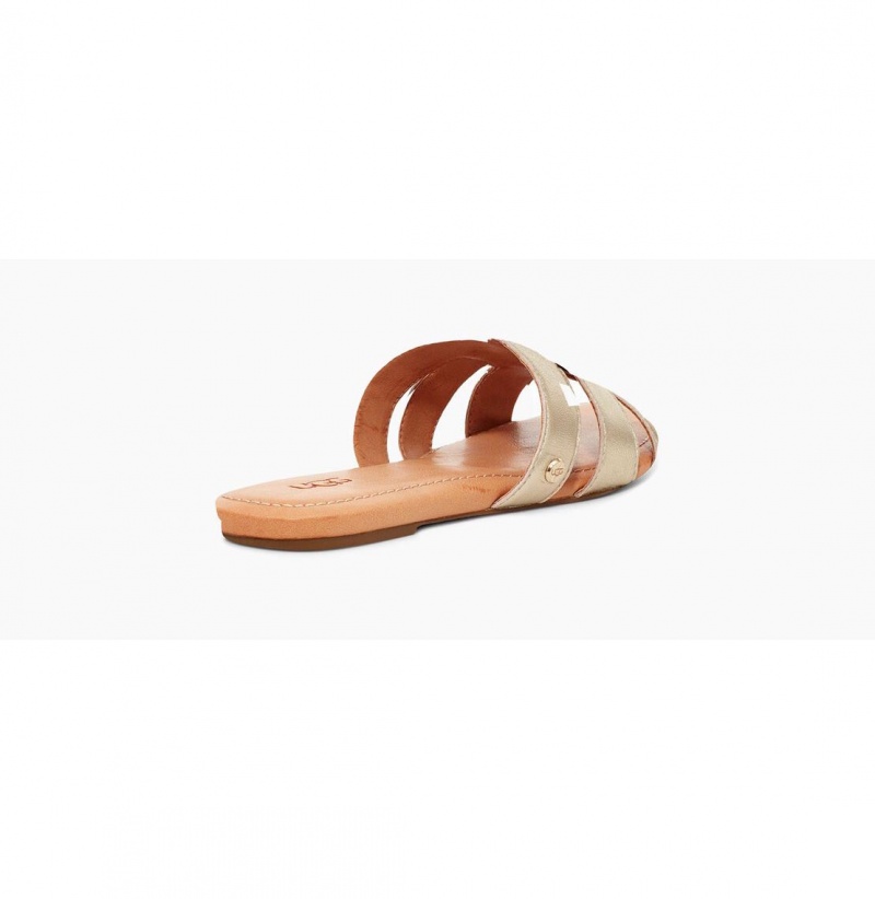 UGG Teague Slapky Damske Zlate | SK-038CMLYER