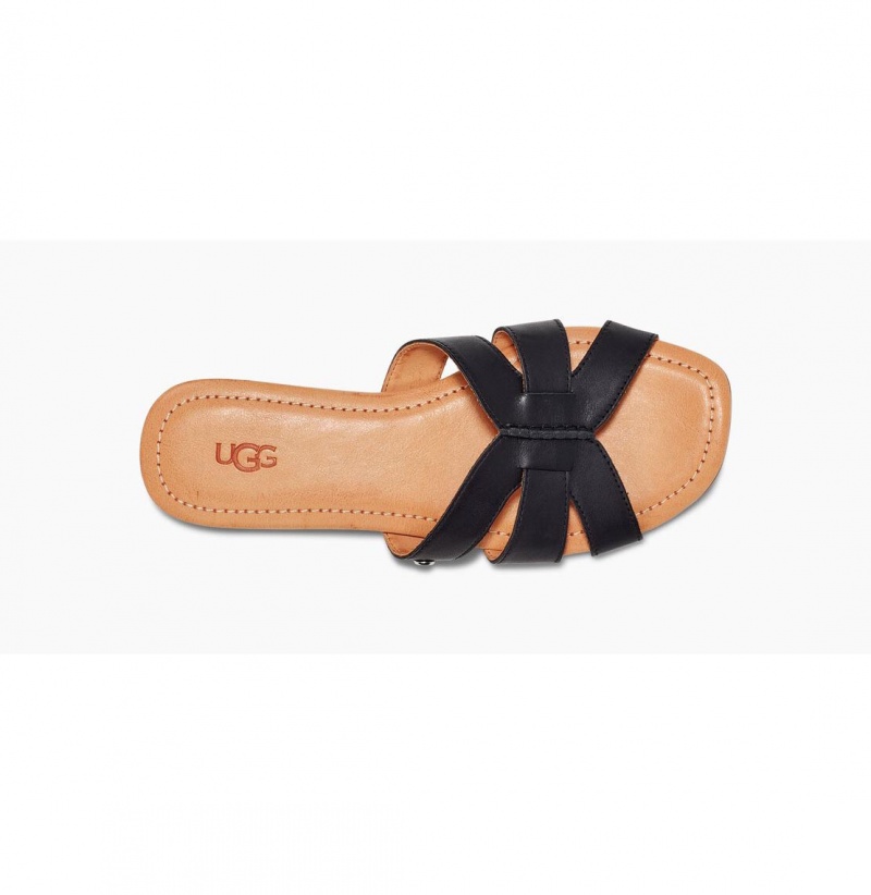 UGG Teague Slapky Damske Čierne | SK-826GJLNPB