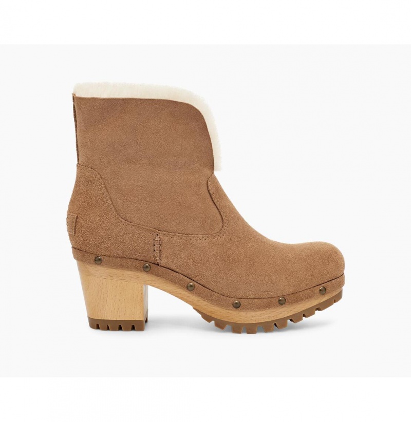 UGG Thebes Drevaky Damske Hnede | SK-308KBDJIV