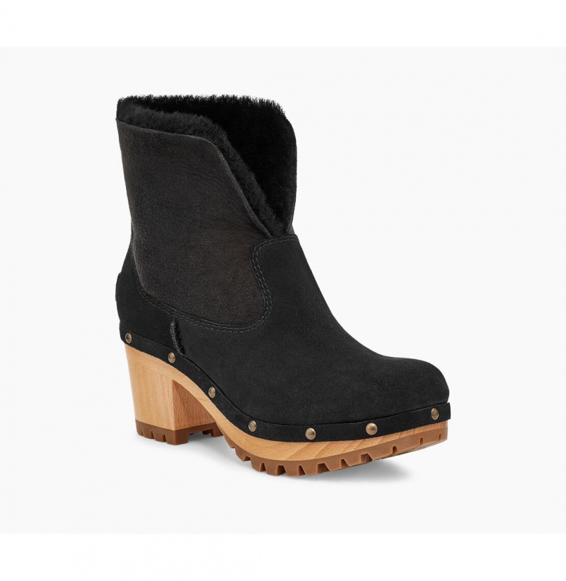 UGG Thebes Drevaky Damske Čierne | SK-519ZVSKEY