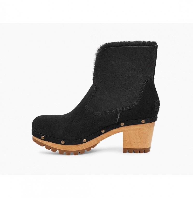 UGG Thebes Drevaky Damske Čierne | SK-519ZVSKEY
