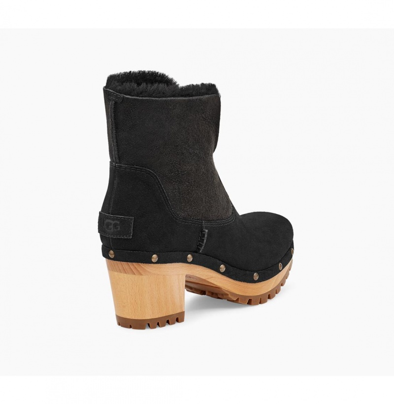 UGG Thebes Drevaky Damske Čierne | SK-519ZVSKEY