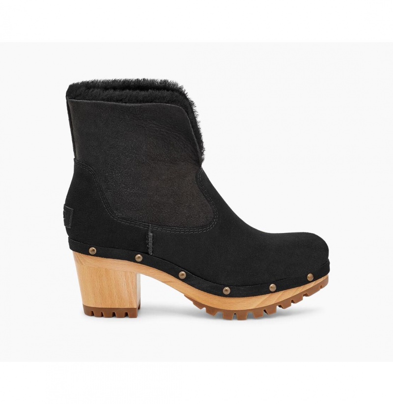 UGG Thebes Drevaky Damske Čierne | SK-519ZVSKEY