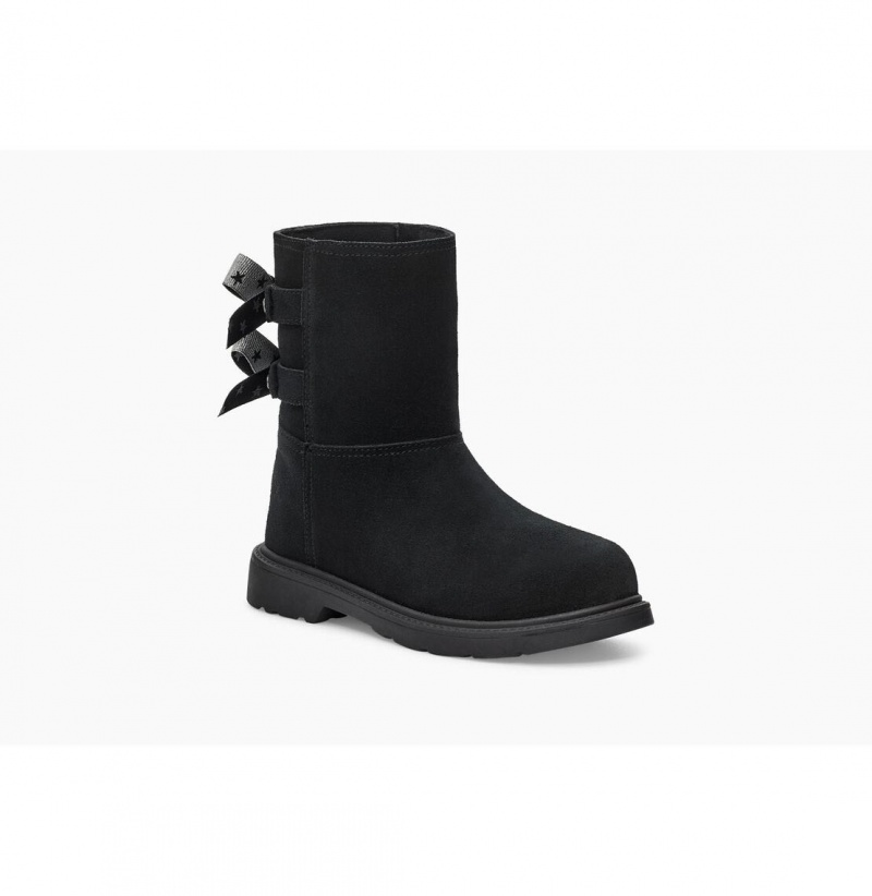UGG Tillee Zimne Topanky Detske Čierne | SK-490JDXOKP