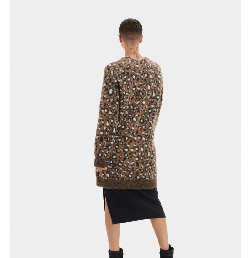 UGG Tomara Oversized Kardigan Damske Béžové | SK-705OXUPIA