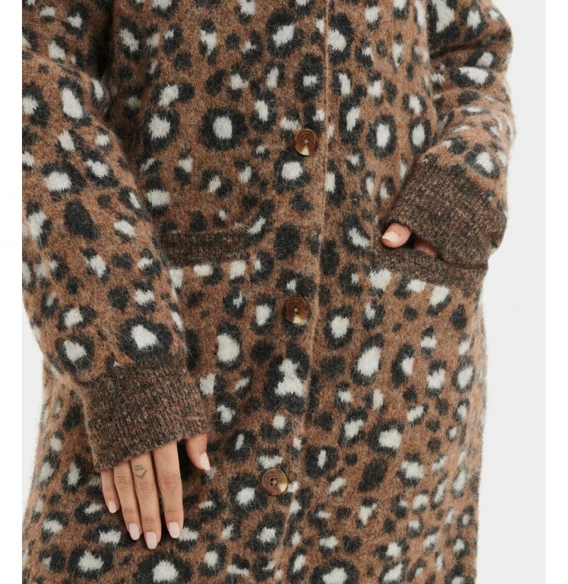UGG Tomara Oversized Kardigan Damske Béžové | SK-705OXUPIA