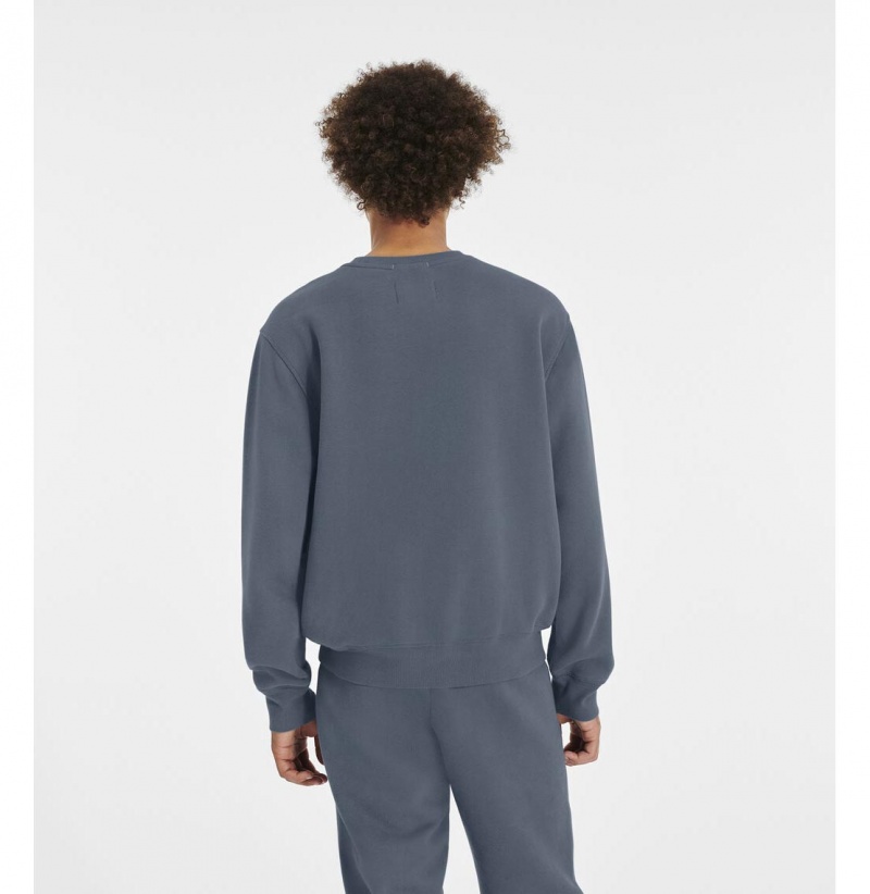 UGG Topher Crewneck Mikina s Kapucnou Panske Modre | SK-186PYCFND