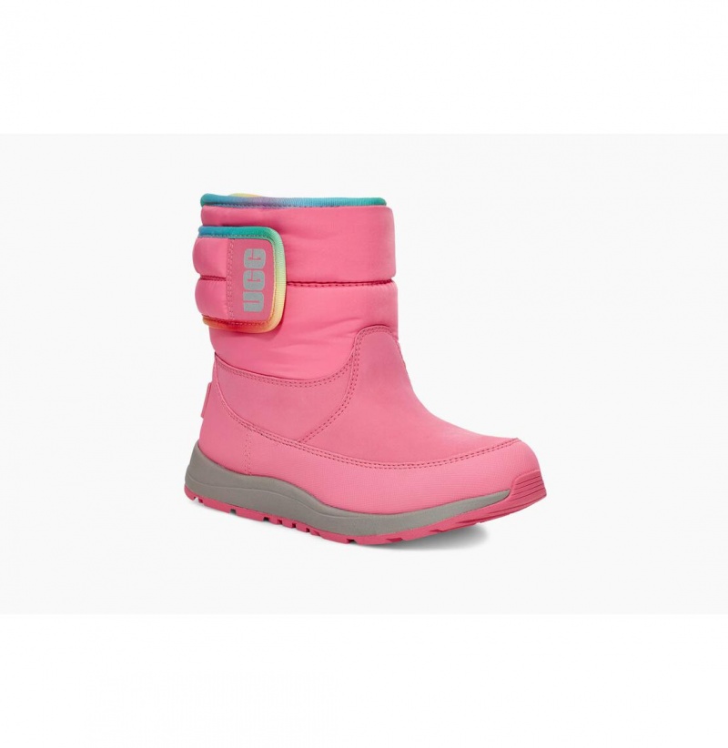 UGG Toty Weather Rainbow Snehule Detske Ruzove Ruzove Viacfarebný | SK-312CSVAWU