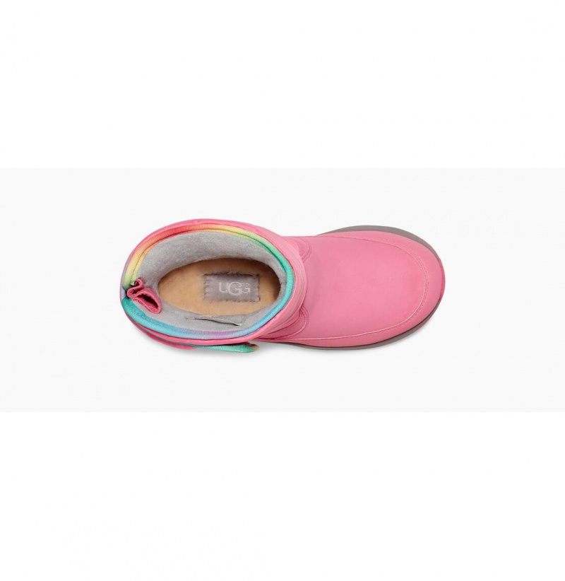 UGG Toty Weather Rainbow Snehule Detske Ruzove Ruzove Viacfarebný | SK-312CSVAWU