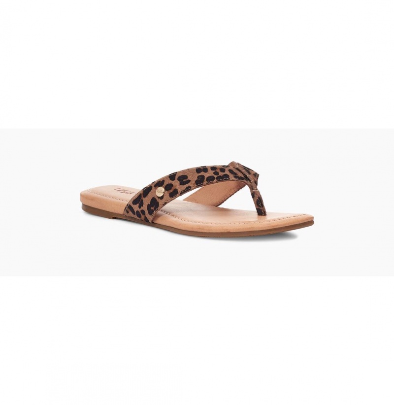 UGG Tuolumne Leopard Slapky Damske Hnede | SK-654QXEWJH