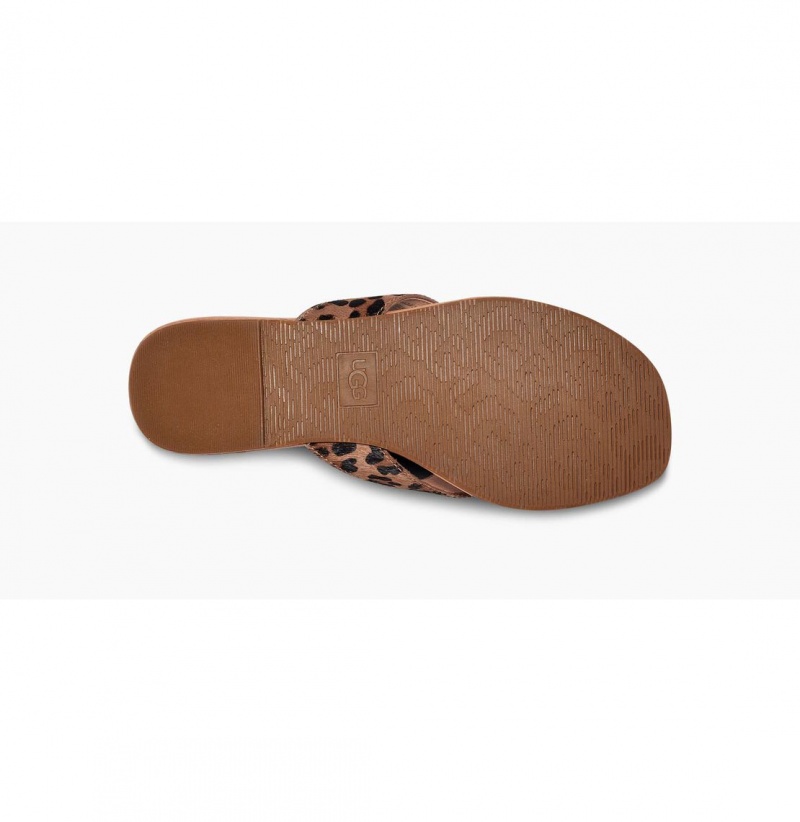 UGG Tuolumne Leopard Slapky Damske Hnede | SK-654QXEWJH
