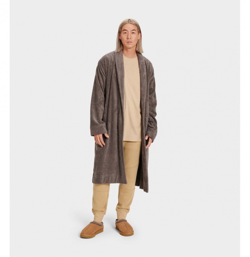UGG Turner Terry Župan Panske Tmavo Siva | SK-189FXOYJT