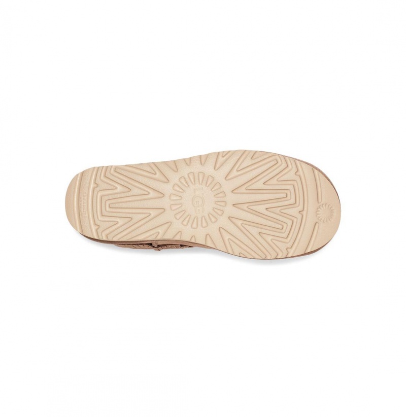 UGG Ultra Mini Fringe Bling Čižmy Z Ovčej Kože Damske Marhule | SK-480WAYQGZ