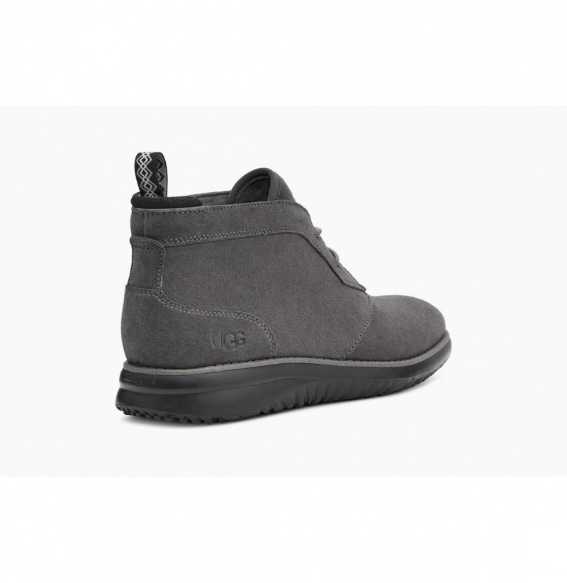 UGG Union Weather Chukka Topanky Panske Tmavo Siva | SK-145NDUXZQ
