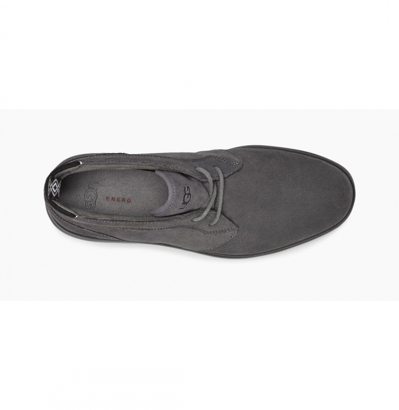 UGG Union Weather Chukka Topanky Panske Tmavo Siva | SK-145NDUXZQ