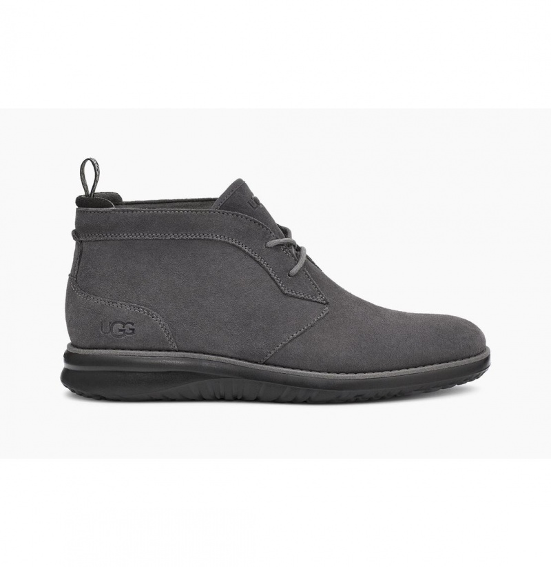 UGG Union Weather Chukka Topanky Panske Tmavo Siva | SK-145NDUXZQ