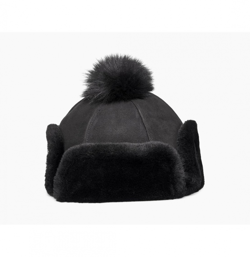 UGG Up Flap Klobuky Damske Čierne | SK-925PNVICR