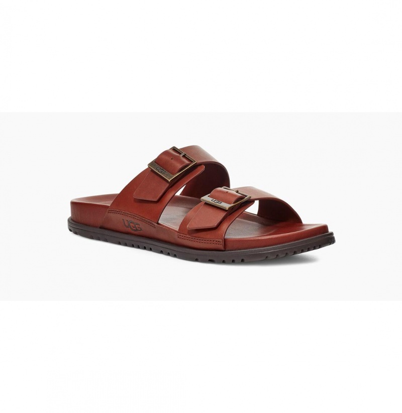UGG Wainscott Prackou Slapky Panske Hnede | SK-861AURZEP