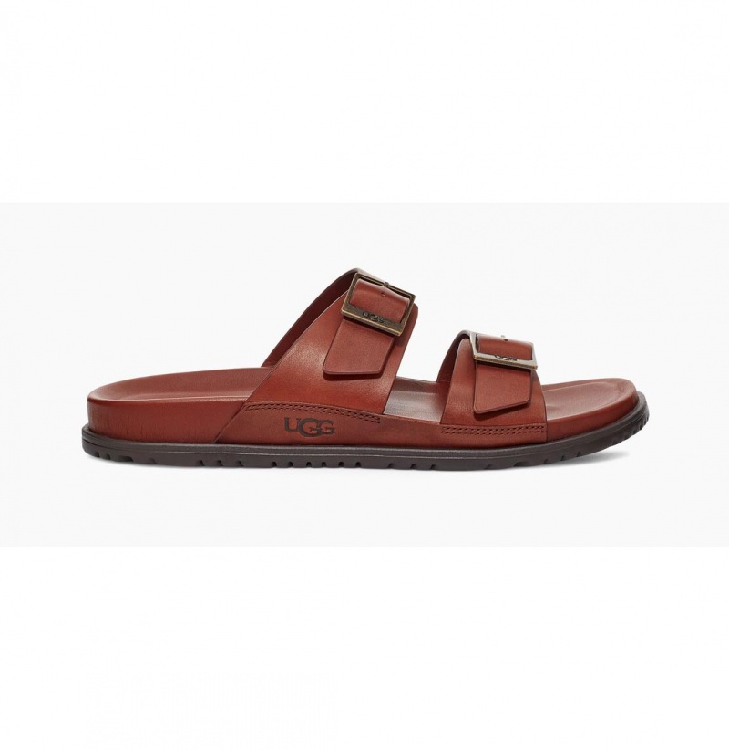 UGG Wainscott Prackou Slapky Panske Hnede | SK-861AURZEP