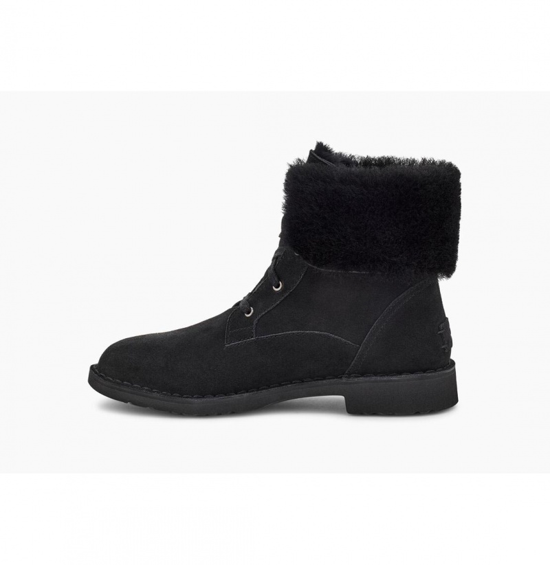 UGG Weylyn Shearling Clenkove Topanky Damske Čierne | SK-685CLQBFG