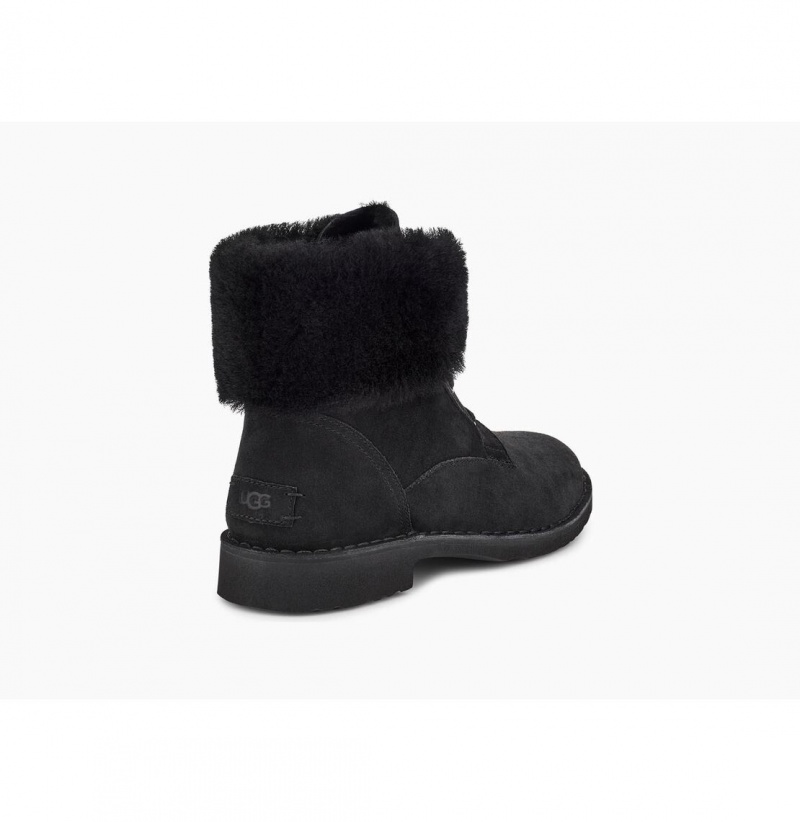 UGG Weylyn Shearling Clenkove Topanky Damske Čierne | SK-685CLQBFG