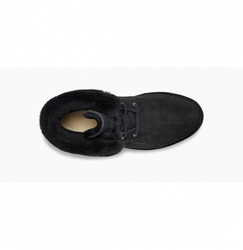 UGG Weylyn Shearling Clenkove Topanky Damske Čierne | SK-685CLQBFG