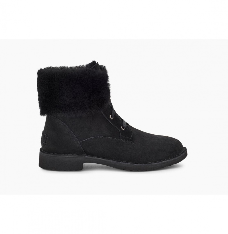 UGG Weylyn Shearling Clenkove Topanky Damske Čierne | SK-685CLQBFG