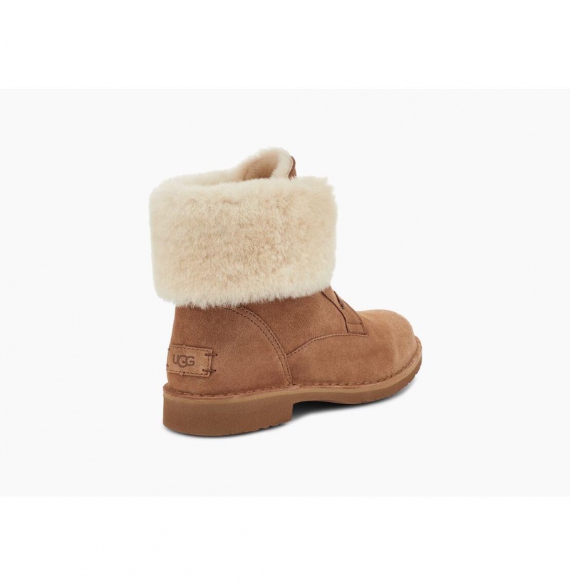 UGG Weylyn Shearling Clenkove Topanky Damske Hnede | SK-643ARIBGE