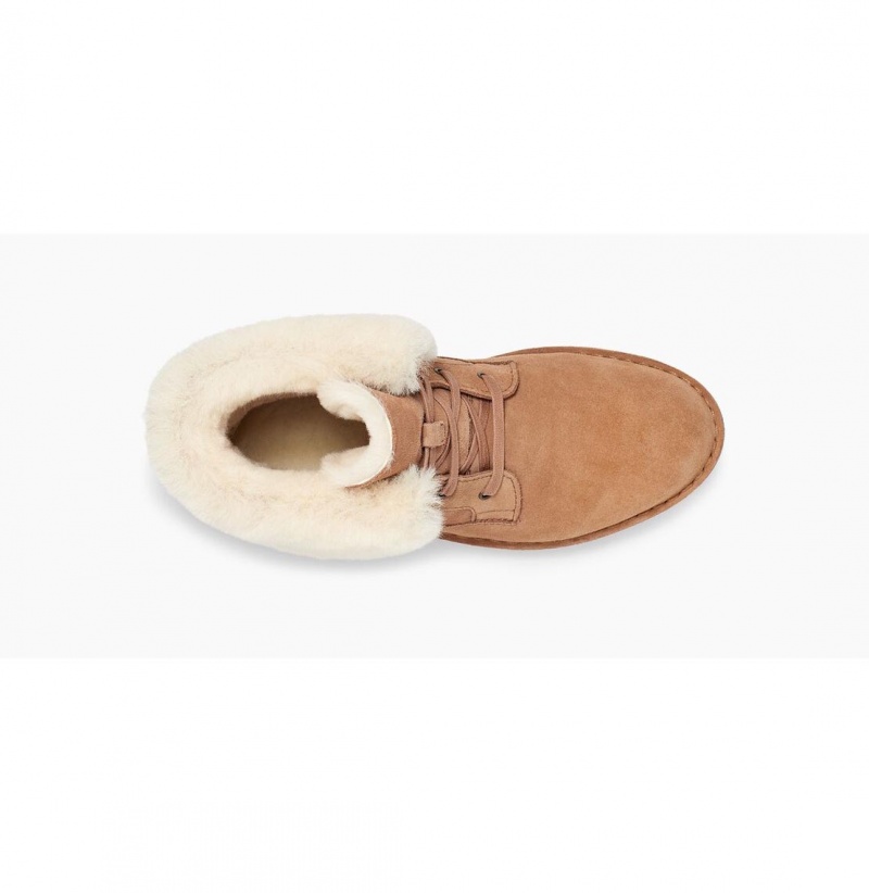 UGG Weylyn Shearling Clenkove Topanky Damske Hnede | SK-643ARIBGE