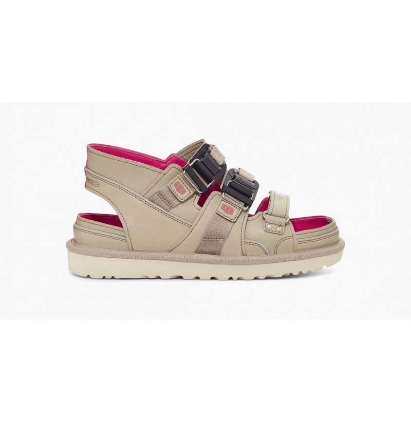 UGG X Feng Chen Wang Sandal Papuce Panske Béžové Ruzove | SK-970OVIBFC